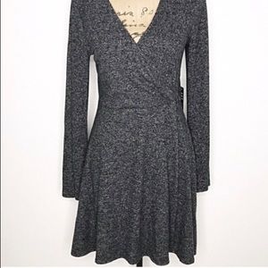 EXPRESS Long sleeve Grey Dress